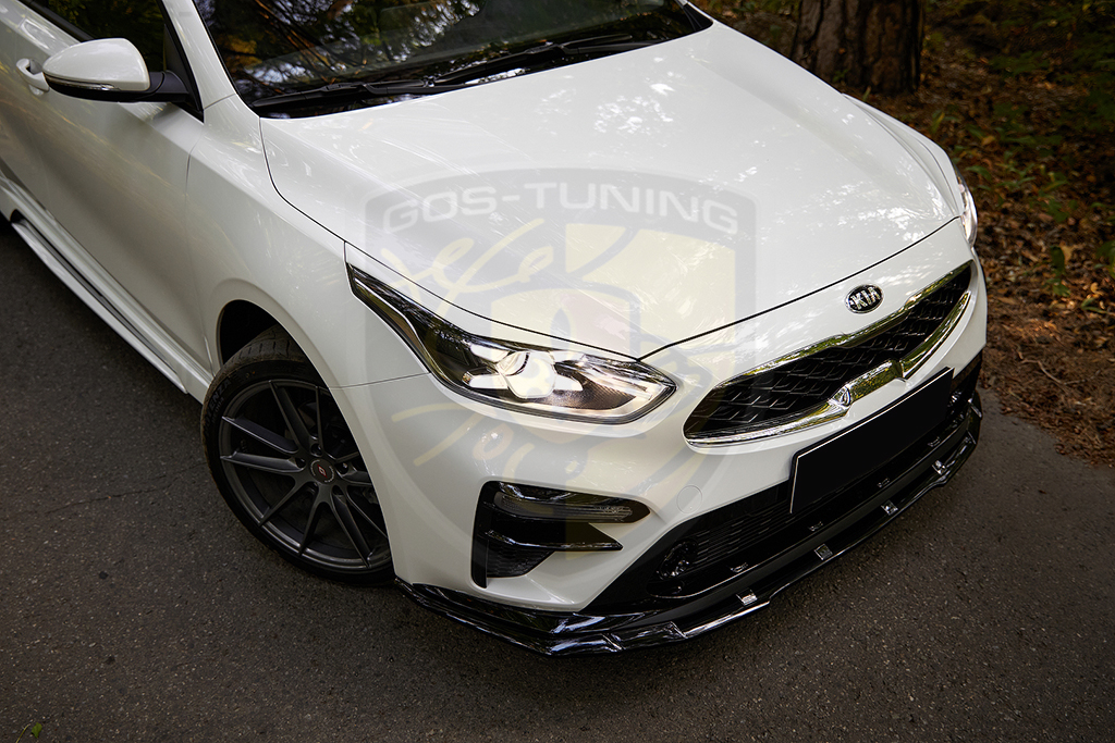 Юбка на бампер / Накладка Киа Церато 4 / Kia Cerato 4 в ГОС-Тюнинг